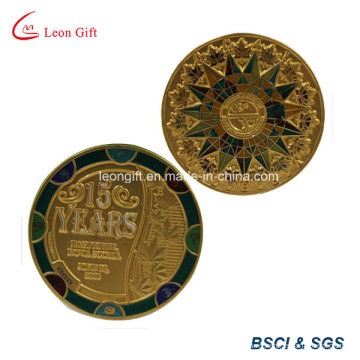Brass / Zinc Alloy Souvenir Gold Coin for Wedding